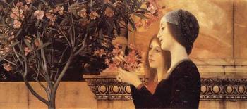 古斯塔夫 尅林姆特 Two Girls With An Oleander